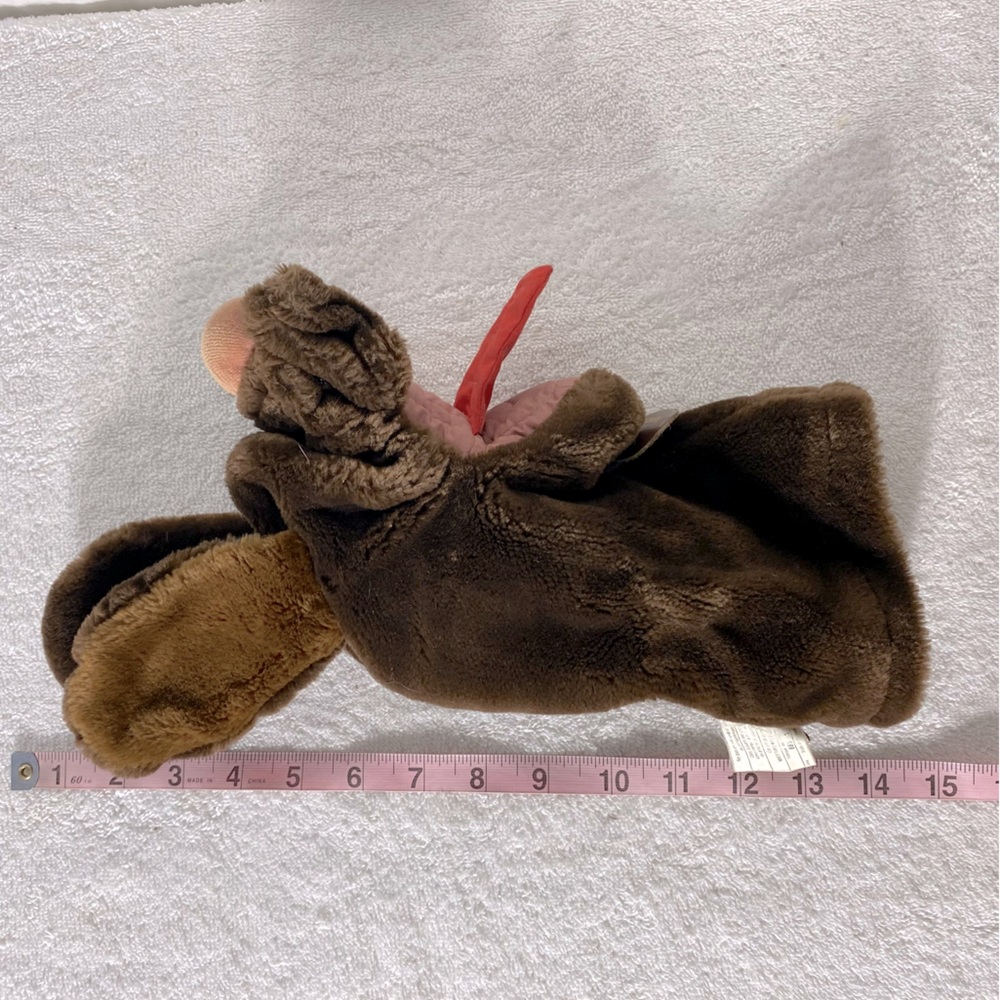 Vintage The Heritage Collection Wrinkles Brown Plush Dog Hand Puppet 310278 - Picture 14 of 14